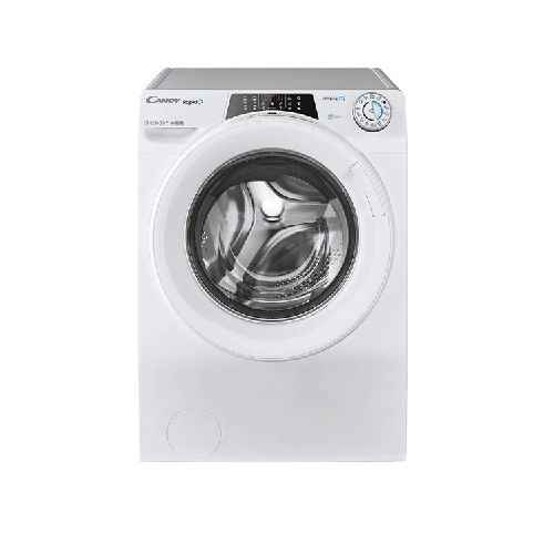 Lavarropas carga frontal 9 kgs. CANDY RO1696DWH7 INVERTER Blanco. 1600 R.P.M. WiFi. Bluetooth. EE A.