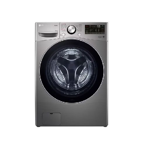 Lavarropas carga frontal 13 kgs. LG WM13EGS6 AI DD. Inverter. Silver. 1000 R.P.M. EE A