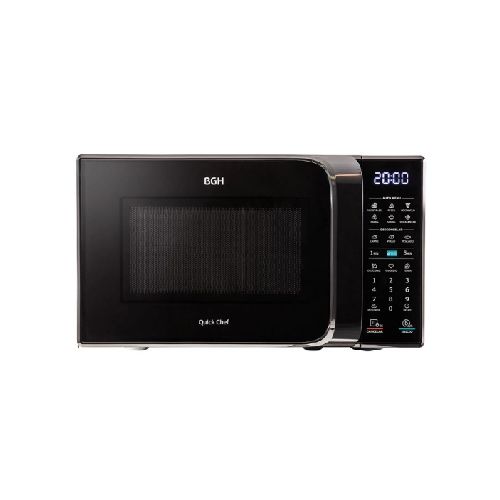 Microondas 20 lts. BGH B120DN20 DIGITAL ECO BLACK. Negro. 700W