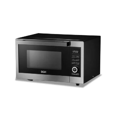 Microondas 30 lts. BGH B330DFN24 AIRFRYER. Trifunción. Negro. Convección, grill y función freidora. 900W