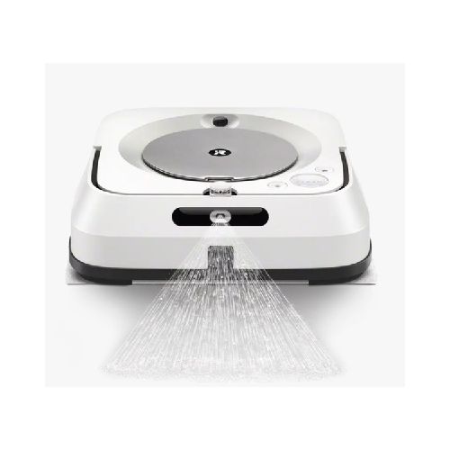 Aspiradora robot inalámbrica IROBOT BRAAVA JET M6 WHITE M613830. Blanca. Limpieza en seco y con agua. WiFi.