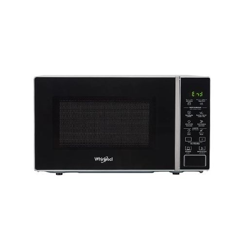 Microondas 20 lts. WHIRLPOOL WMS20BS. Digital. Silver / Negro. 700W