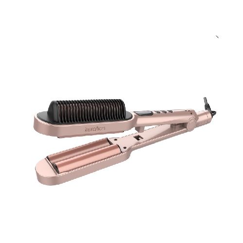 Plancha para cabello GAMA WAVER & BRUSH 57200. Digital. Alisa, ondula, modela.