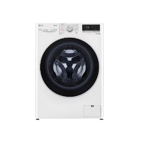 Lavasecarropas carga frontal 9 kgs. Inverter LG WD90WVC4S6 THINQ. Blanco. Seca 5 kgs. 1200 RPM. EE A