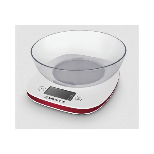 Balanza De Cocina ULTRACOMB Digital Con Bowl Pantalla Lcd BL-6002  