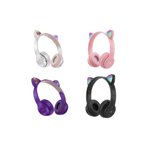 Auricular Aitech Kittens Wireless Rgb Con Micrófono  