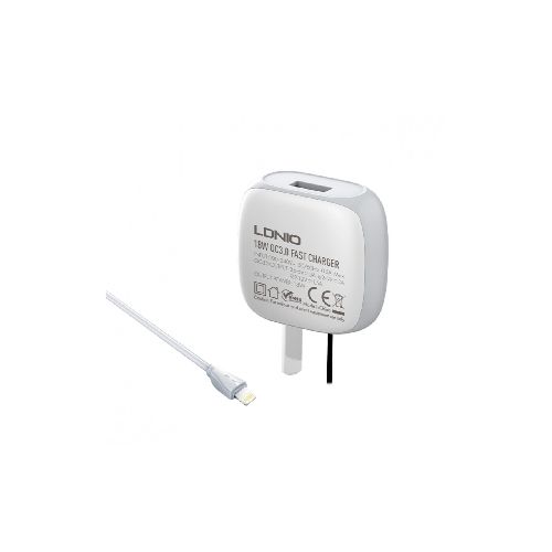 Cargador De Pared Ldnio A1306q Fast Charger iPhone  