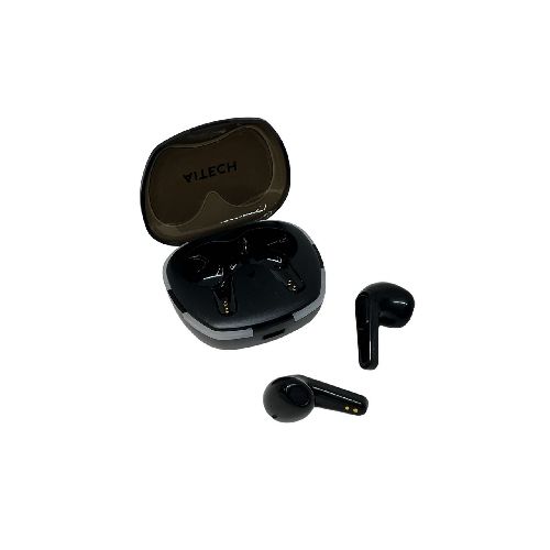 Auricular Inalámbrico Aitech AI-600 Con Mic Y Estuche de Carga Negro  