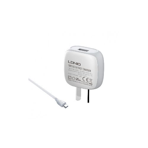 Cargador De Pared Ldnio A1306q Fast Charger Tipo C  