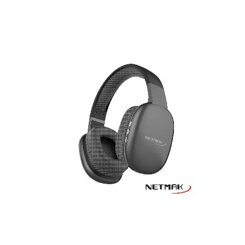 Auricular Bluetooth/cable/microsd Netmak Negro Nm-volt