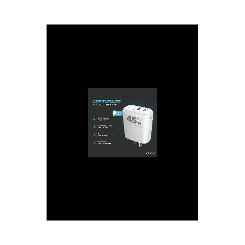 Cargador 45w Xaea Optimum Modx-a016 Tipo C Color Blanco