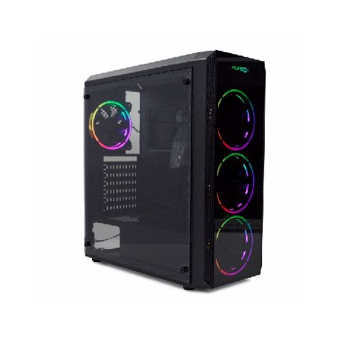 GABINETE GAMER AUREOX HYDRA PLUS 335G ARX335G 4x 120 RGB  aureox