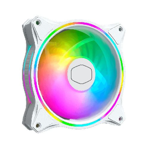 FAN COOLER 120MM COOLERMASTER MASTERFAN MF120 HALO WHITE EDITION  cooler master