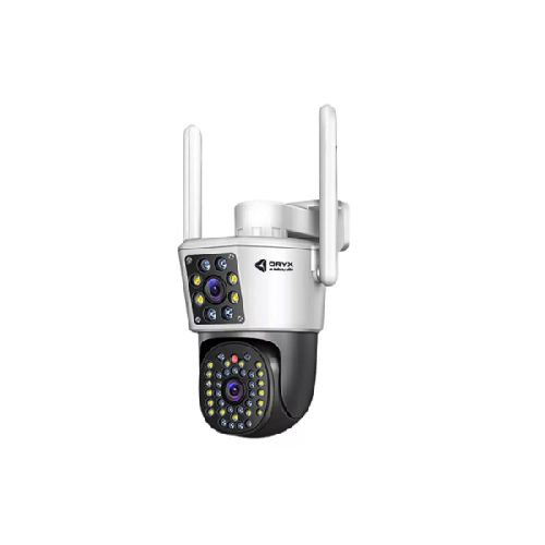 Cámara De Seguridad ORYX - Doble Antena Ip66 Color Blanco  