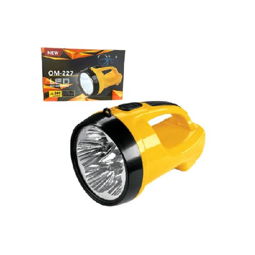 Linterna OM Busca Huella 300 Lumens Recargable  