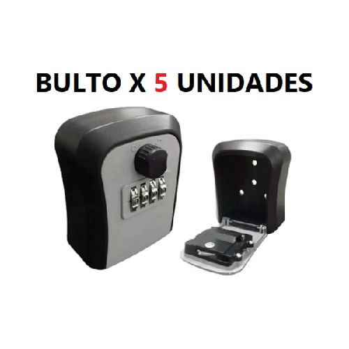 5 unidades - Caja Fuerte Seguridad Guarda Llaves Pared Con Combinación  