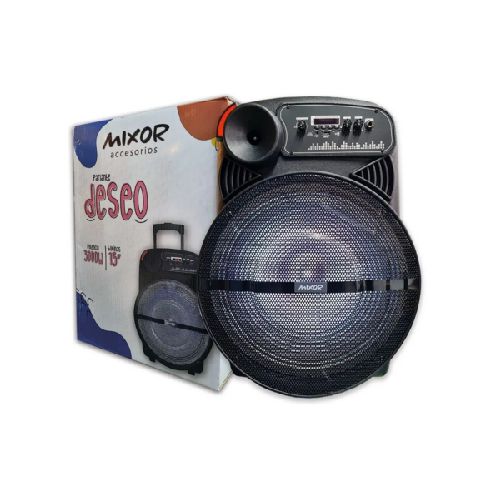 Parlante Mixor 15´ 2000W Luz Led / Bluetooth Mod. DESEO  