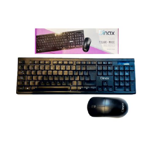 Kit Teclado y Mouse DINAX - Inalámbricos  