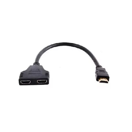 Cable Adaptador Splitter Hdmi Macho A 2 Hdmi Hembra Video  