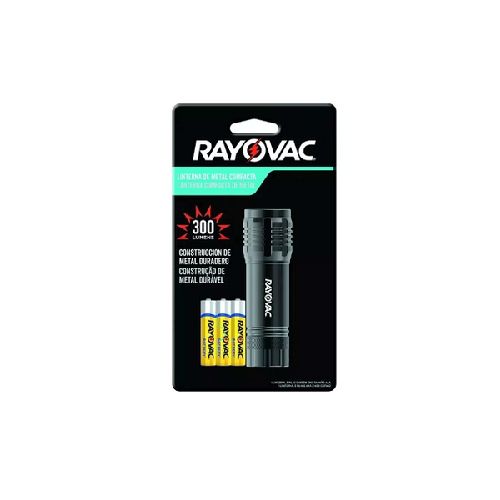 Linterna Metálica Rayovac Mini 300 Lm 3 AAA  