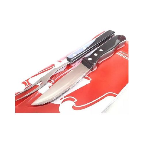 Set Parrillero Asador: Cuchillo Jumbo + Tenedor  