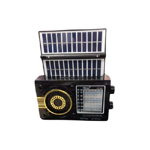 Radio Fm Retro Bluetooth Panel Solar Linterna Usb Micro Sd  