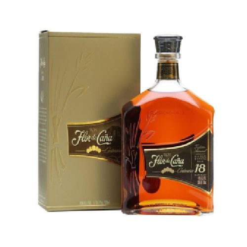 Flor De Caña Centenario 18 Años 750 Con Estuche