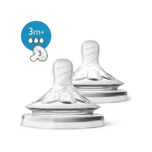 Blister de tetinas Natural Avent (fujo variable 3m+)x2  