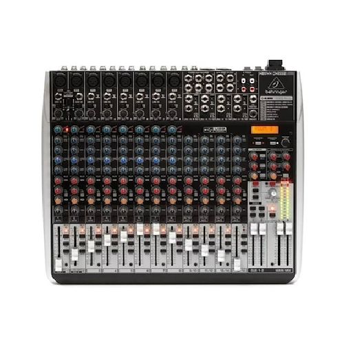 CONSOLA FADERS DE 60MM / 8 ENTRADAS DE MICRÓFONO CON ALIMENT Xenyx Qx2222usb Behringer - La Casa del Instrumento Musical