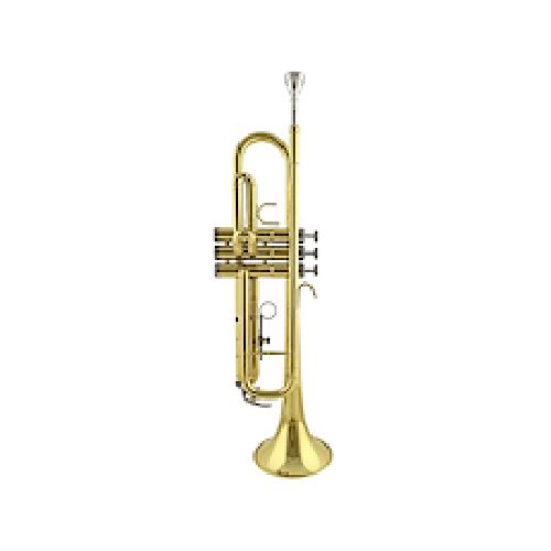 KNIGHT JBTR-300 Trompeta, Bb, Yellow Brass, Laqueado, C/ Estuche Abs, Lacque - $ 309.286 - Hoffmann Instrumentos Musicales