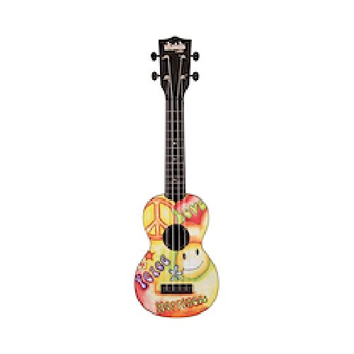 UKADELIC by Kala KA-SU Peace Love Ukelele Soprano Abs Resistente Al Agua - $ 71.071 - Hoffmann Instrumentos Musicales