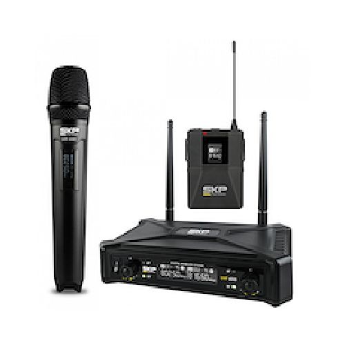 SKP UHF-400D Micrófono inalámbrico de mano y bodypack - $ 189.998 - Hoffmann Instrumentos Musicales