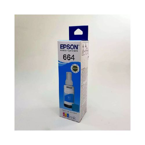 Botella de Tinta Epson original T664220-AL CYAN 70ml  