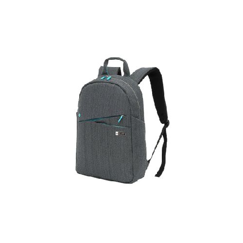 Mochila 15.6 Zom Zb-310J Gris Oscuro Usb  