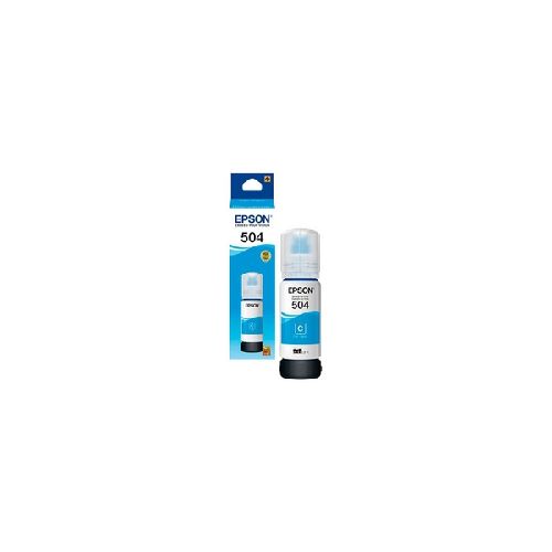 Botella de Tinta EPSON Cyan T504 70ML  