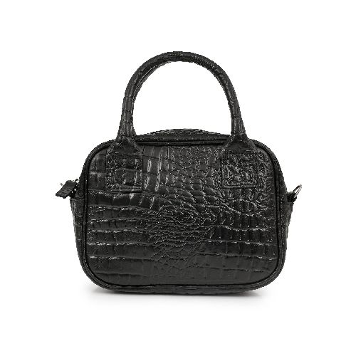 CARTERA NOREA NEGRA CROCO
