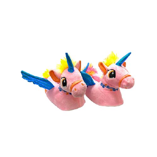 Pantufla de Unicornio Rosa con Alas Phi Phi  