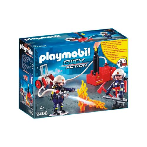 Playmobil Bomberos y Bomba de Agua 9468  