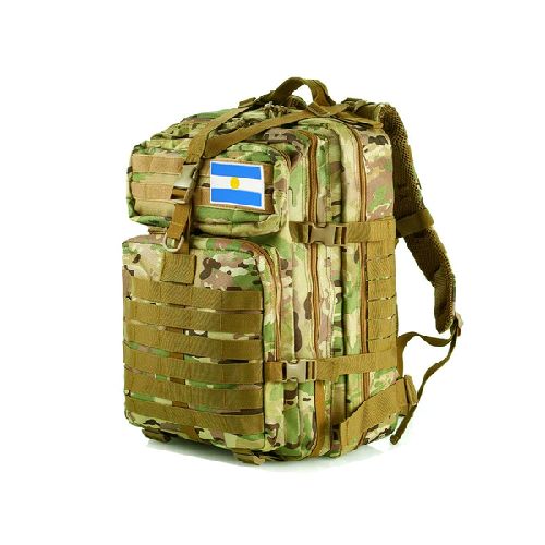 Mochila Tactica Militar 40 Litros Camuflado Beige  