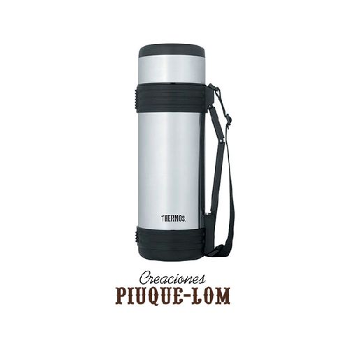 TERMO 1LTS THERMOS CON MANIJA Y CORREA  