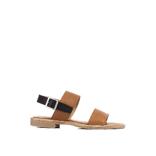 Sandalias bajas clásicas de cintas de cuero suela|Sandalias de mujer|Batistella.com.ar - Batistella Tienda Online |Primavera Verano 2024