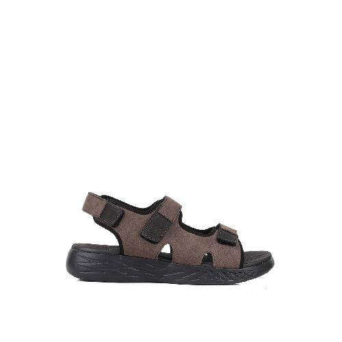 Sandalias en  simil cuero chocolate con abrojo|Hombres|Batistella.com.ar - Batistella Tienda Online |Primavera Verano 2024