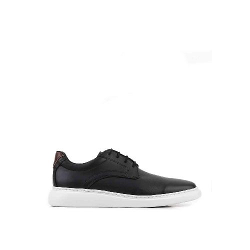 Zapatos sport acordonados de cuero negro| Zapatos de hombre | Batistella.com.ar - Batistella Tienda Online |Primavera Verano 2024