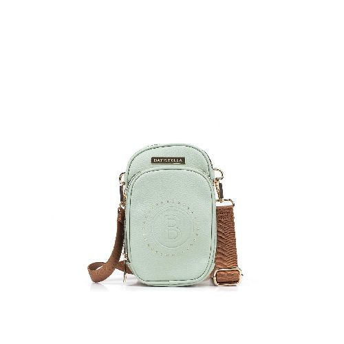 Mini bandolera de símil con tachas en verde- Cartera | Batistella.com.ar - Batistella Tienda Online |Primavera Verano 2024