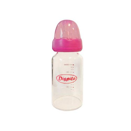 Biberón de Vidrio de Borosilicato x 125 ml Dispita 11005  DISPITA