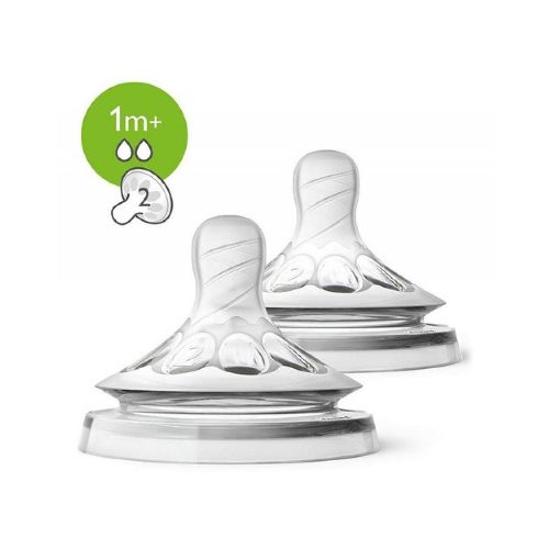 Tetina Philips Avent 2 Agujeros Fuir Lento 1m+ X2  AVENT