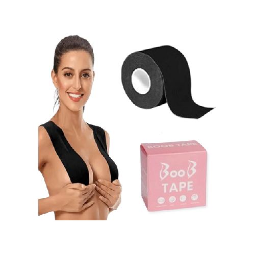 Cinta Boob Tape 5mts Corpiño Adhesivo Levanta Busto Lavable color beige  Generico