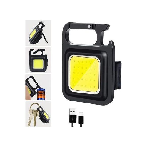 Llavero Iman Mini Linterna Led Cob Abridor Camping  Generico