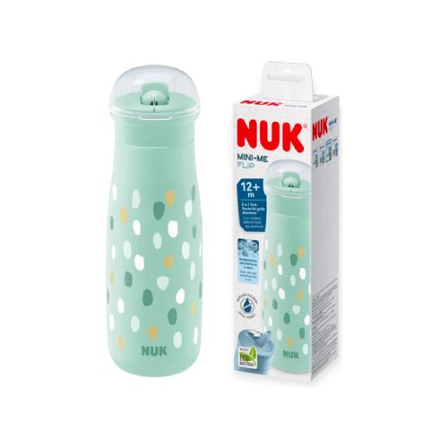 Vaso Nuk Mini Me Flip 450 Ml Con Tapa 2 En 1  NUK