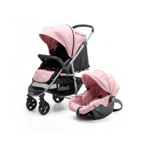 COCHECITO BEBESIT 1390TS-F TRAVEL SYSTEM AERIS CON MANILLAR REBATIBLE  